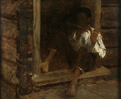 Black Boy, c.1860-61 (tuval üzerine yağlı boya) by Eastman Johnson