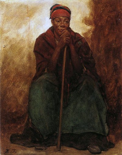 Dinah, Kara Hizmetçi by Eastman Johnson