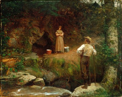Erken Aşıklar by Eastman Johnson