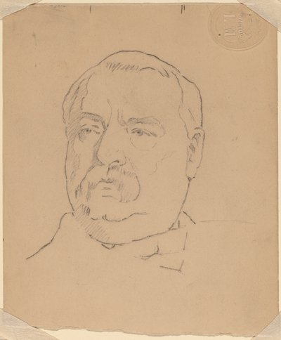 Grover Cleveland [rekto] by Eastman Johnson
