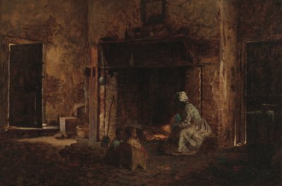Mount Vernon#39;da Mutfak by Eastman Johnson