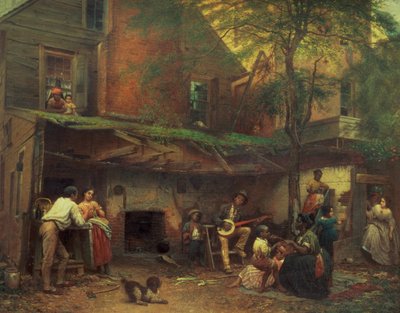 Güneyde Eski Kentucky Ev Hayatı, 1859 by Eastman Johnson
