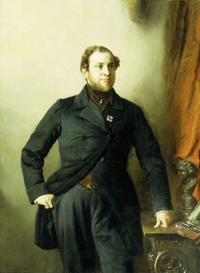 Doktorun Portresi, 1853 by Eastman Johnson