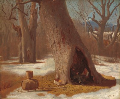 Kaçaklar, c. 1870. by Eastman Johnson