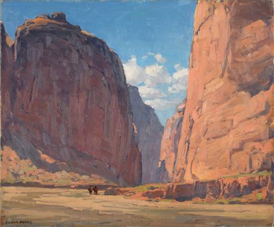 Kanyon Portalı, c.1935 (tuval üzerine yağlı boya) by Edgar Alwin Payne