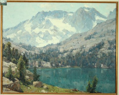 Sierra Gölü (tuval üzerine yağlı boya) by Edgar Alwin Payne