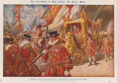 Kral George V'in taç giyme töreni by Edgar Bundy