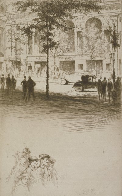 Bir kasaba meydanı, Sidonie-Gabrielle Colette (1873-1954) tarafından 