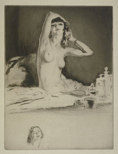 Tuvaletinde bir kadın, Sidonie-Gabrielle Colette (1873-1954) tarafından 