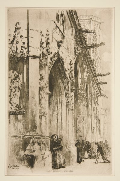 St Germain L by Edgar Chahine