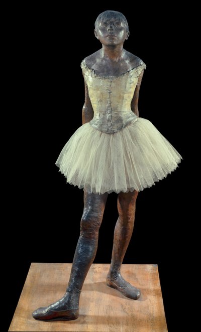 14 yaşında veya uzun boylu dansçı giyinmiş - Edgar Degas