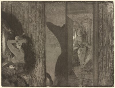 Giyinme Odalarındaki Aktrisler, 18791880. by Edgar Degas