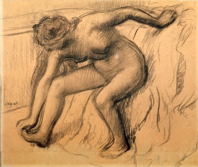 Hamamdan Sonra, 1892. by Edgar Degas