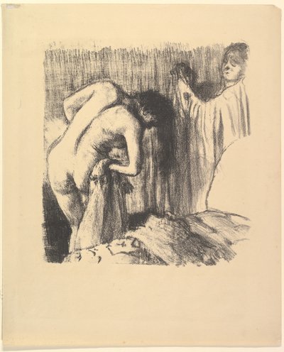 Hamamdan Sonra III, 1891-92. by Edgar Degas