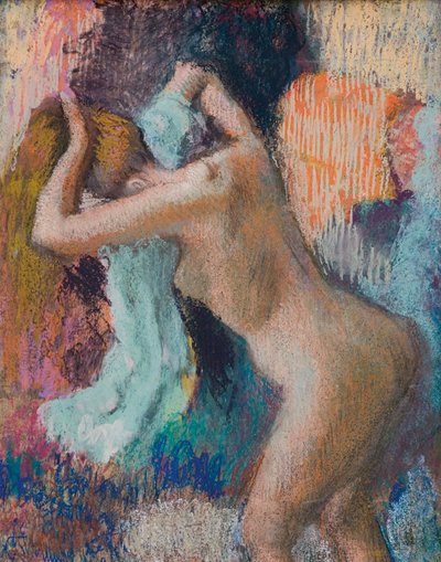 Banyodan Sonra Kadın Kendini Kurutur; Apres le bain, femme s"essuyant, c.1890-1895 by Edgar Degas