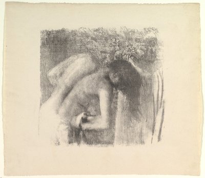 Bath büyük versiyonundan sonra, 1891-92. by Edgar Degas