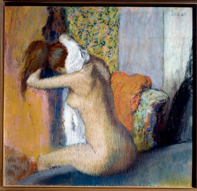 Banyodan sonra boynunu silen kadın, Edgar Degas
