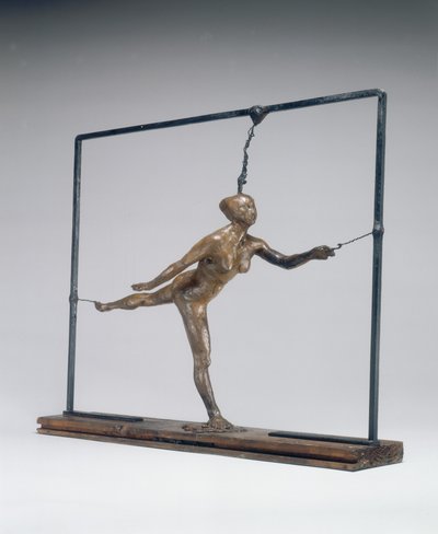 Sağ Bacak Üzerinde Arabesk, Sol Kol Önde, c. 18851890. by Edgar Degas
