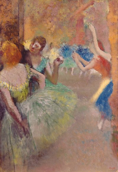 Bale Sahnesi; Bale sahnesi, 1885 dolayları by Edgar Degas