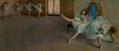 bale öncesi by Edgar Degas