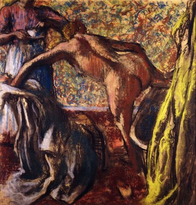 Banyodan Sonra Kahvaltı; Banyodan Sonra Kahvaltı, 1895-98 dolayları by Edgar Degas