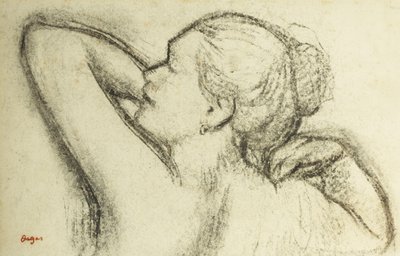 Kadın Büstü; Buste de Femme, by Edgar Degas