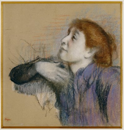 Kadın Büstü, c.1880-85 by Edgar Degas