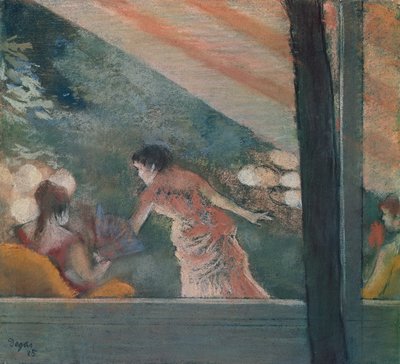 Büyükelçilerde Kafe Konseri by Edgar Degas