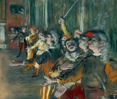 Choristes, dit aussi les figurants by Edgar Degas