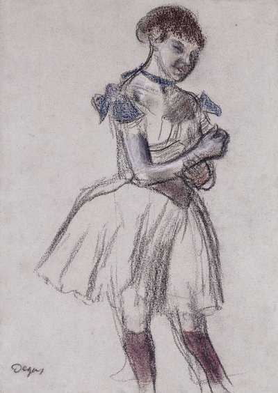 Dansçı; Dansçı, yaklaşık 1880 by Edgar Degas