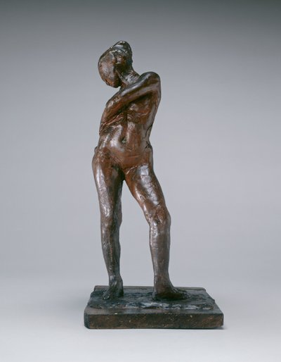 Taytının İpini Bağlayan Dansçı, c. 18851890. by Edgar Degas