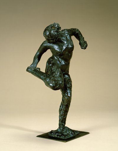 Ayağını Tutan Dansçı, c.1900-10 (bronz) by Edgar Degas