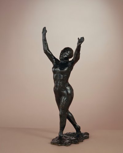 Dansçı İlerliyor, Kolları Kaldırılmış, c. 1882-1898 yayınları c. 1919-1931. by Edgar Degas