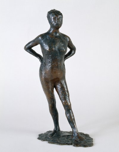 Dinlenme Dansçısı, 1892-95 (bronz) by Edgar Degas