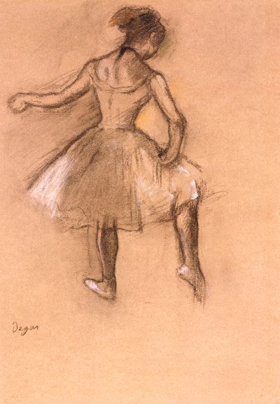 Dansçı, yaklaşık 1880 by Edgar Degas