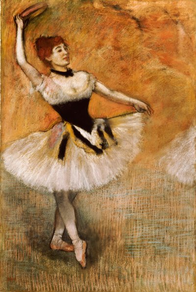Tefli Dansçı, 1882 by Edgar Degas