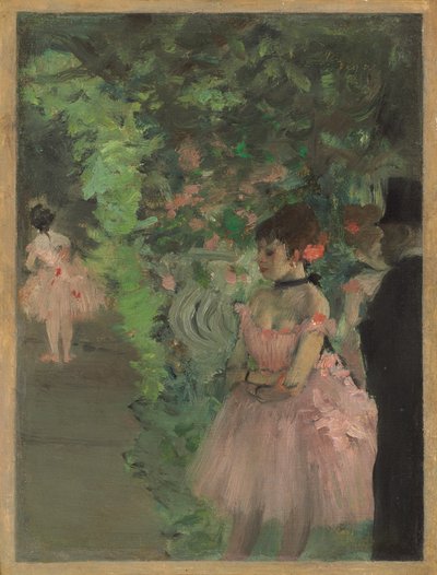 Dansçılar Sahne Arkası, 18761883. by Edgar Degas