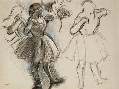 dansçılar; dansçılar, by Edgar Degas