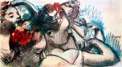Dansçı Kafalar, 1899 by Edgar Degas