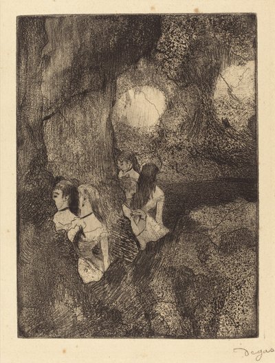 Kanatlardaki Dansçılar, 18791880. by Edgar Degas