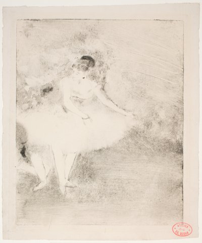 Sahnede dans etmek by Edgar Degas