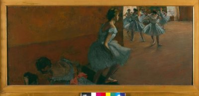 Merdivenlerden yukarı yürüyen dansçılar by Edgar Degas