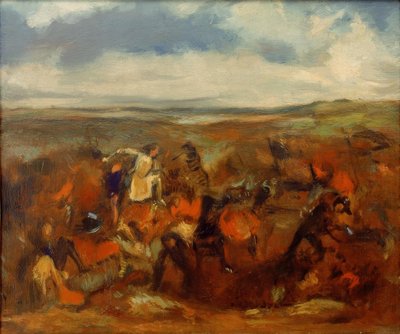 Poitiers Savaşı by Edgar Degas