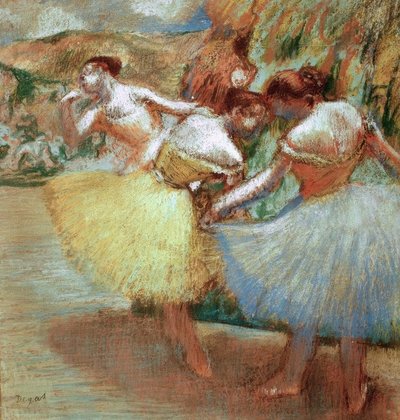 üç dansçı by Edgar Degas