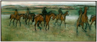 Egzersiz Yarış Atları, c1880. by Edgar Degas