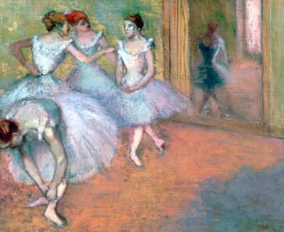 Fuayede Dört Dansçı, 19. yüzyıl sonu - 20. yüzyıl başı by Edgar Degas