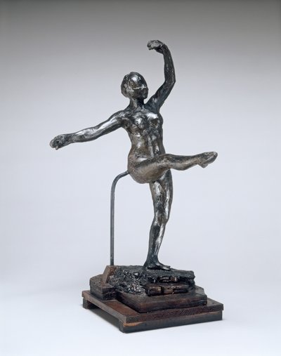 Dördüncü Pozisyon Ön, Sol Bacakta, c. 18851890. by Edgar Degas