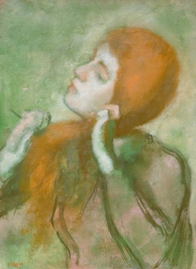 kadın penye by Edgar Degas