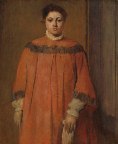 Kırmızılı Kız by Edgar Degas