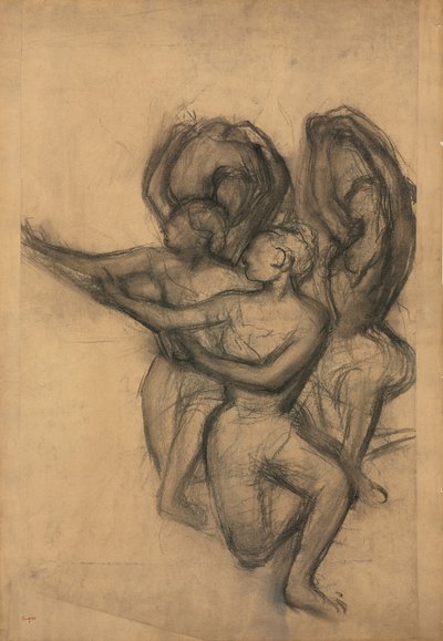 Dansçılar Grubu; Dansçılar Grubu, c.1895-1900 by Edgar Degas